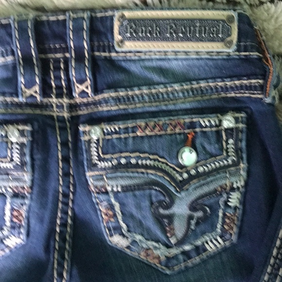 👍JEANS ROCK REVIVAL jeans 25L - Picture 1 of 3